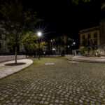 illuminazione piazza dante bergamo