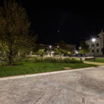 illuminazione piazza dante bergamo