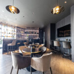 illuminazione rooftop restaurant