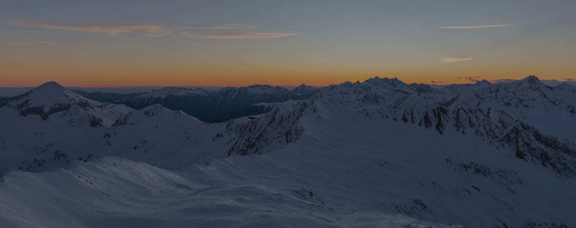 montagne innevate