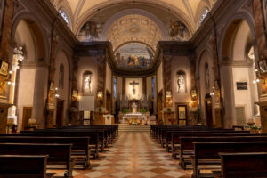 illuminazione chiesa santa lucia verona