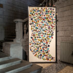 illuminazione opera d'arte nella procura di Bergamo