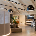 Illuminazione showroom arredo bagno