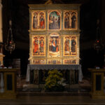 illuminazione polittico chiesa delle Grazie