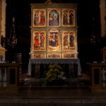 illuminazione polittico chiesa delle Grazie