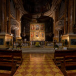 illuminazione polittico chiesa delle Grazie