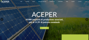 homepage rivista aceper