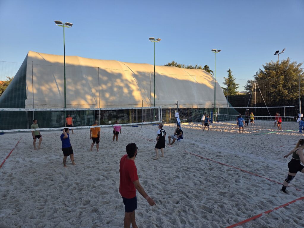giocatori beach volley