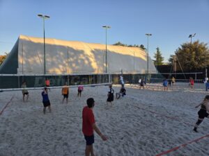 giocatori beach volley