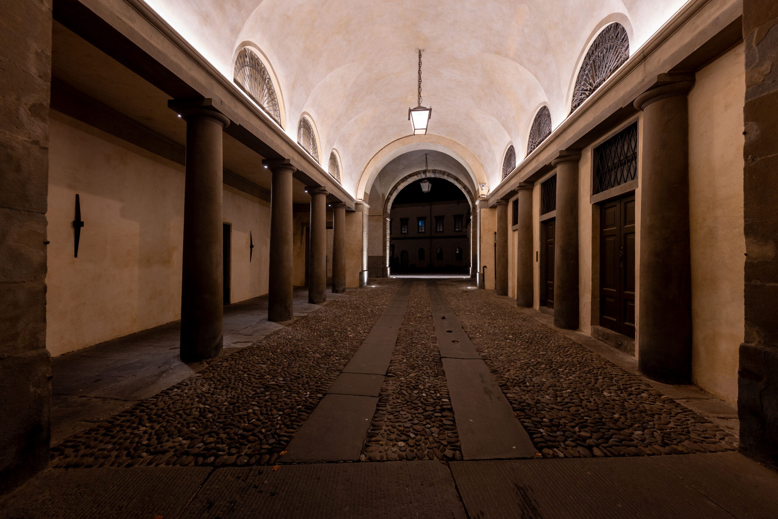 illuminazione cittadella viscontea bergamo