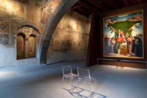 illuminazione mostra d'arte