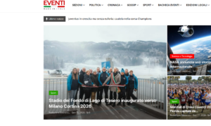 homepage eventi news