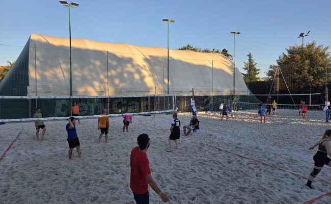 giocatori beach volley