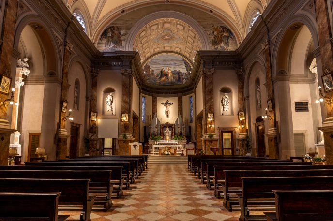 illuminazione chiesa santa lucia verona