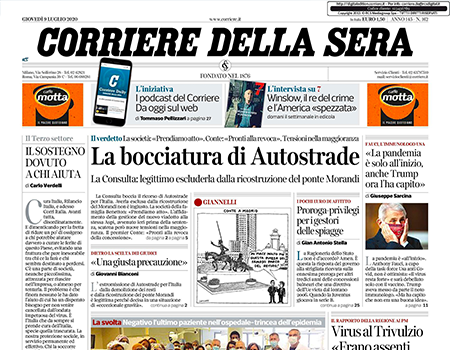 homepage corriere della sera