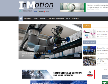 homepage periodico in motion