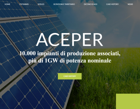 homepage rivista aceper