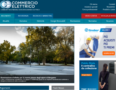 homepage commercio elettronico