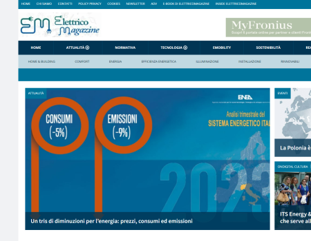home page elettrico magazine