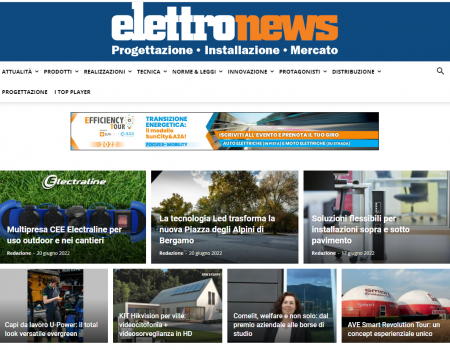 home page elettronews