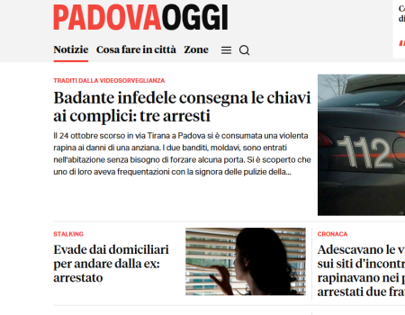 homepage padovaoggi