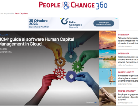 home page sito people & change 360
