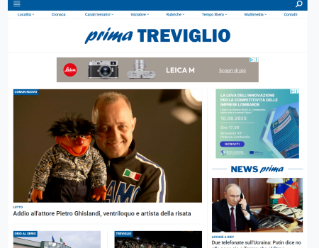 homepage sito prima treviglio