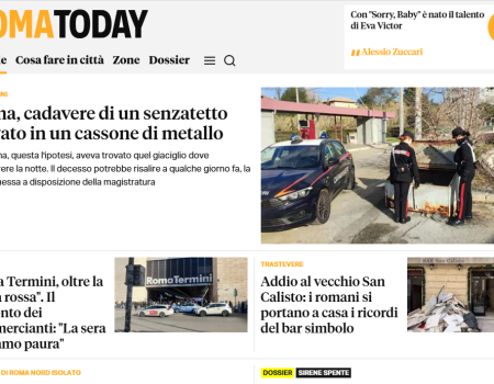 homepage roma today