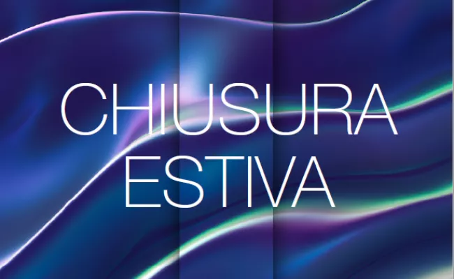 chiusure estive 2022